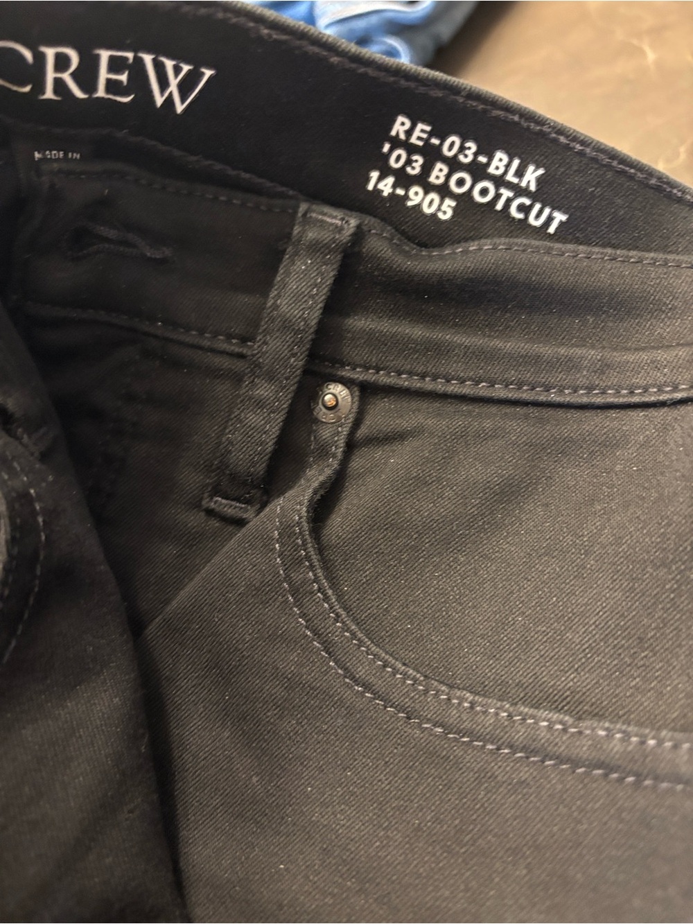 J. Crew women's Black Bootcut Jeans